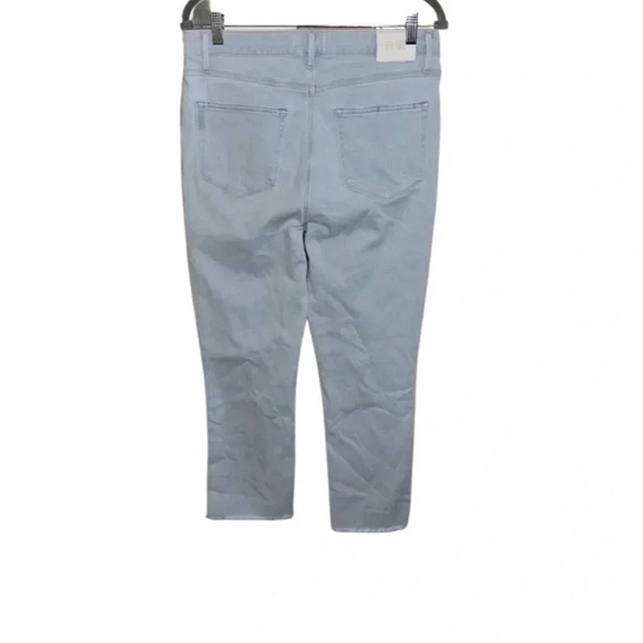 Paige Cindy Crop Light Wash Kokomo Live Hem Jeans Size 31 - Picture 7 of 12